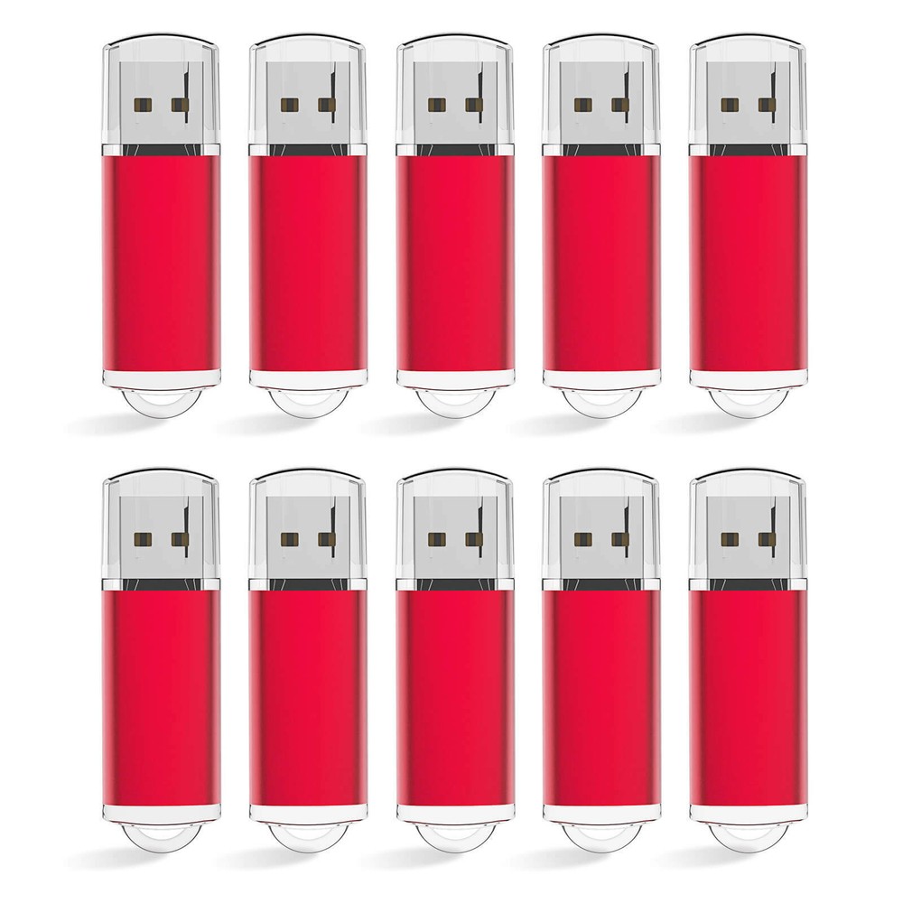 10 Pack 4GB Flash Memory Stick USB 2.0 Flash Drive High Speed Thumb Pen Storage
