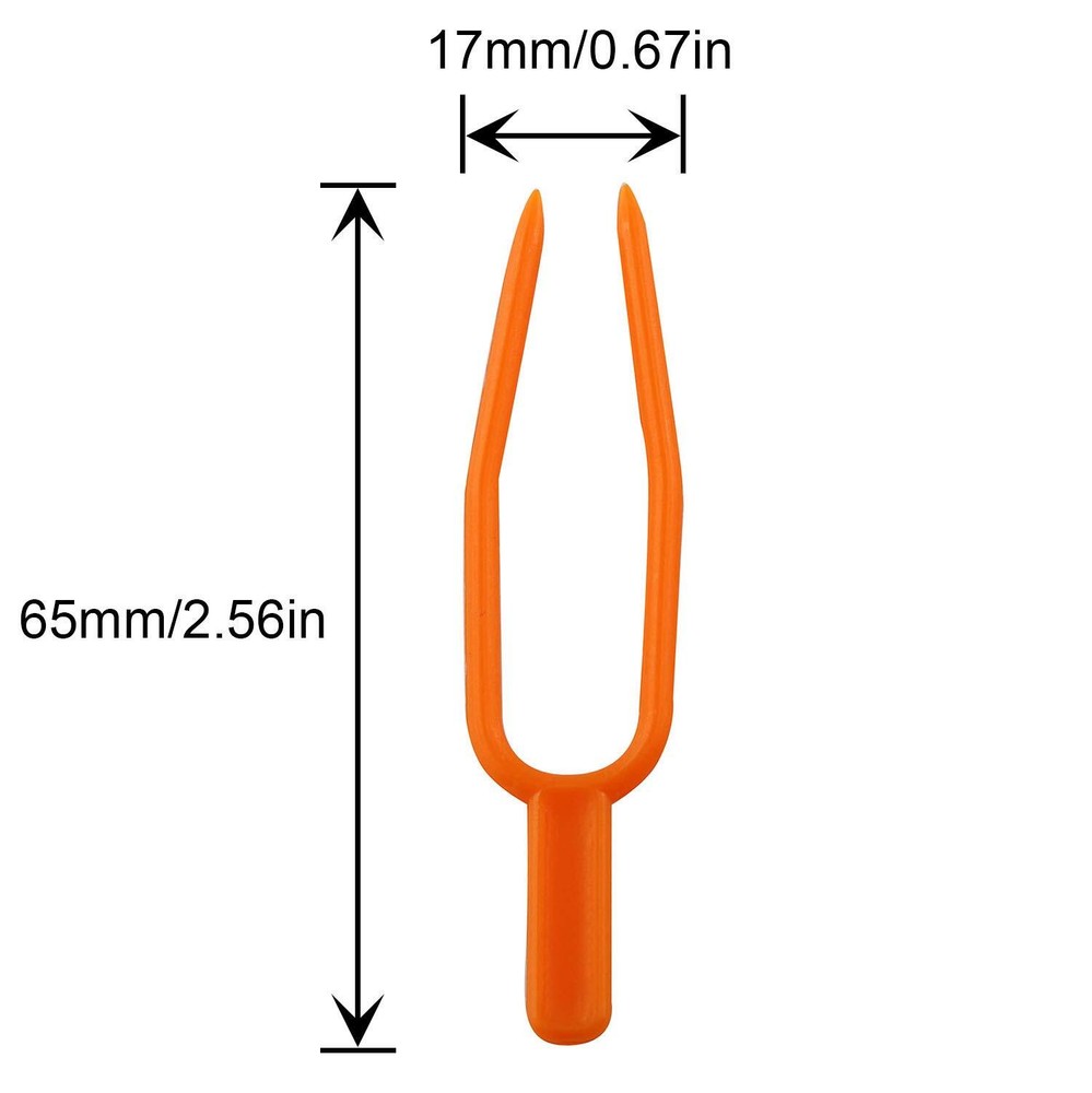 50pcs Strawberry Planting Fork Dig Fork 65mm Stolon Fixator Vine Pressing Dev...