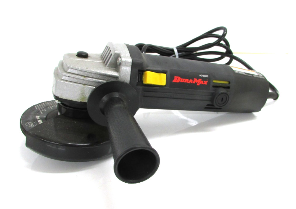 DURA MAX TOOLS 4-1/2” ANGLE GRINDER AQ15002G w/ SIDE HANDLE