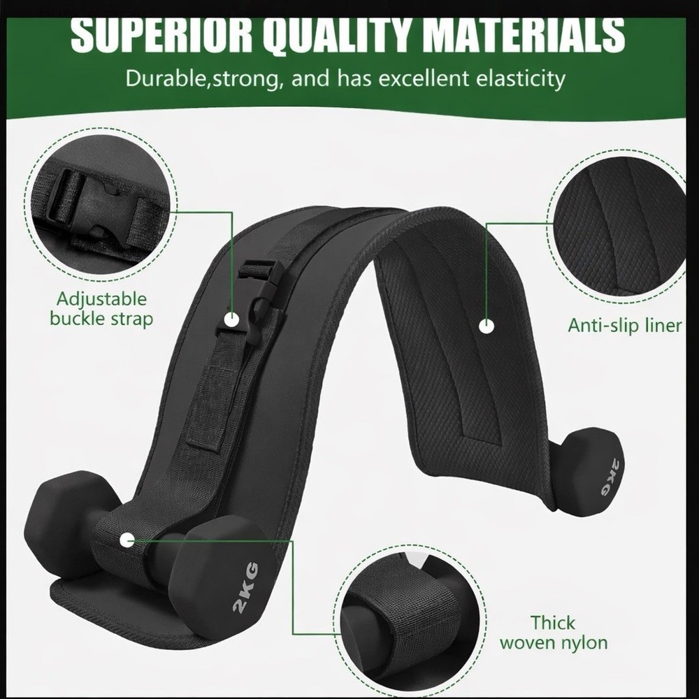 hip thrust belt dumbbell