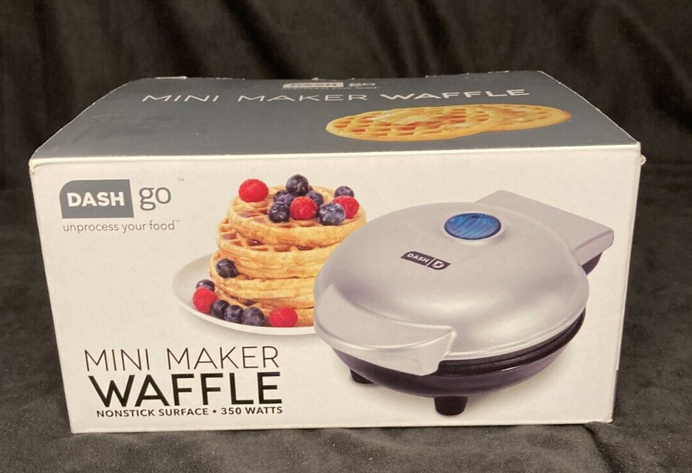 Waffle Maker DASH Mini Maker for Individual Waffles - Open box never used