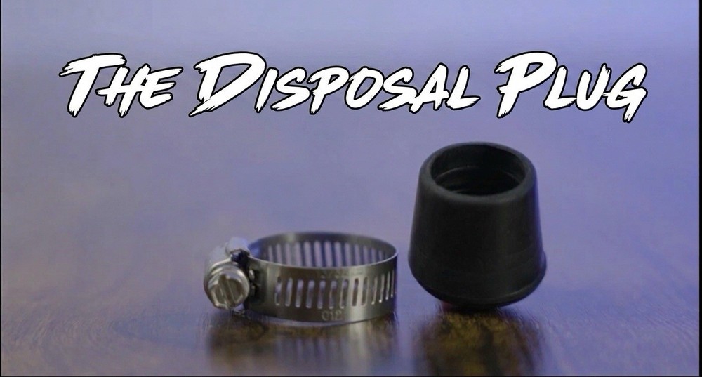 ORIGINAL Universal Disposal Dishwasher Drain Plug/Cap