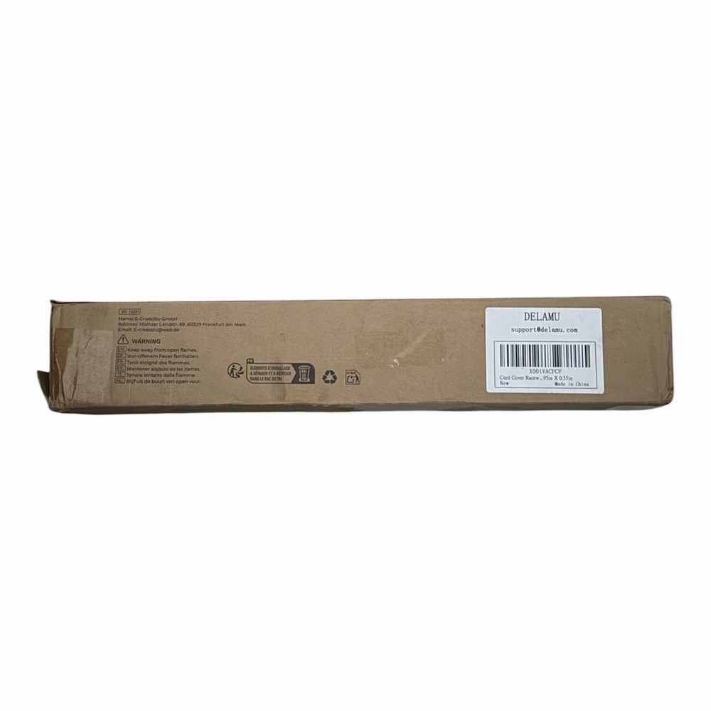White Cord Cover Wall Kit – 94.5" Cable Raceway / Wire Hider – Open Box