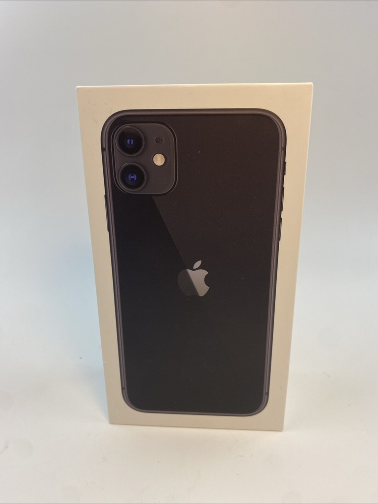 Apple iPhone 11 64GB Black EMPTY BOX ONLY.