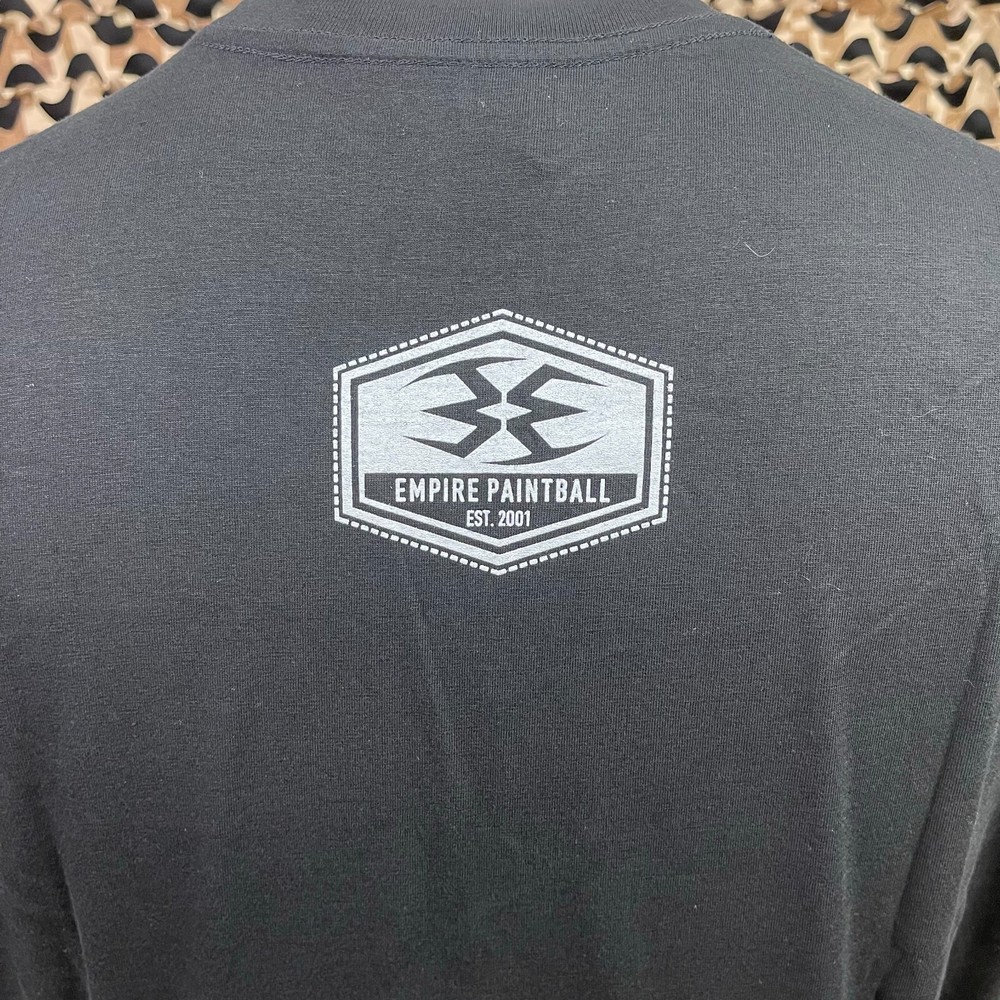 NEW Empire Script Long Sleeve T-Shirt - Black - Large