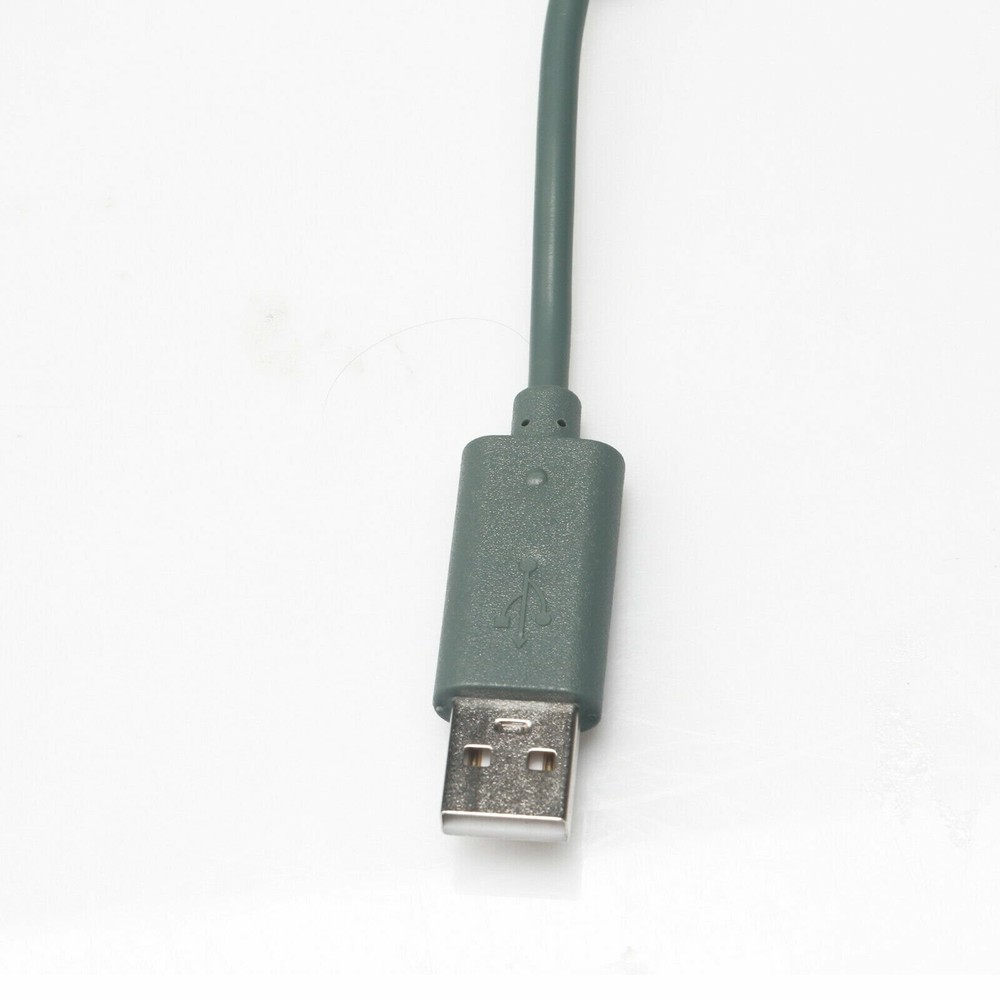 2x USB Breakaway Dongle Cable Cord Adapter For Xbox 360 PC Wired Controller