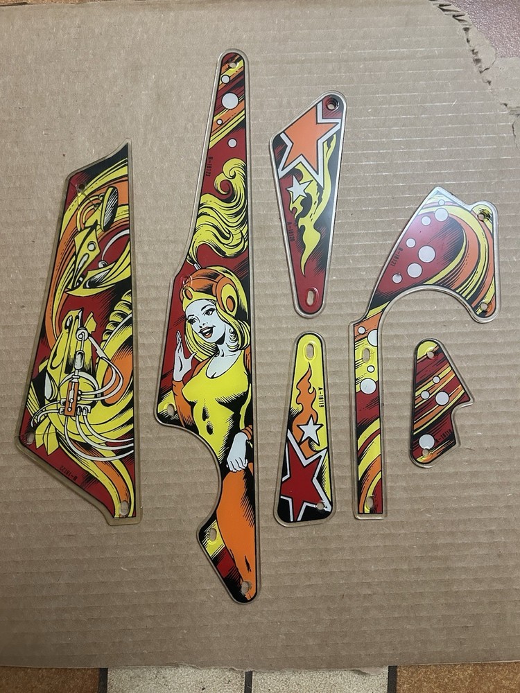 1979 Gottlieb Pinball Plastics - Solar Ride