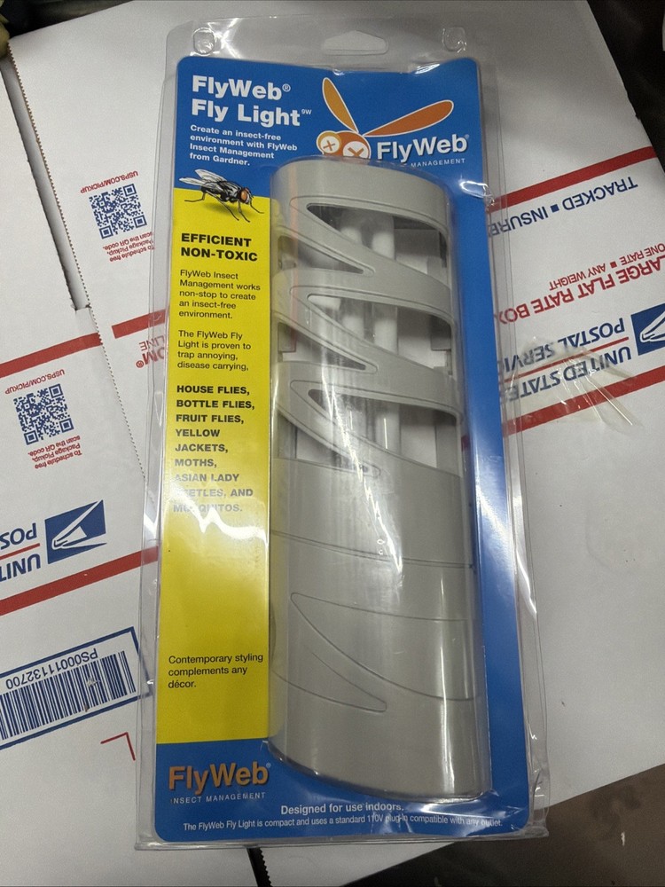 FlyWeb Insect Management Fly Light Insect Trap 13801 New