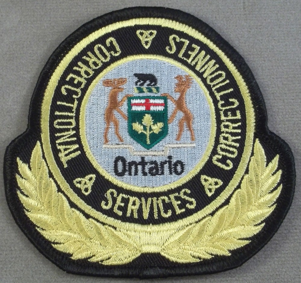 Ontario Canada - Law Enforcement - Correctional Services Merrowed Edge Patch