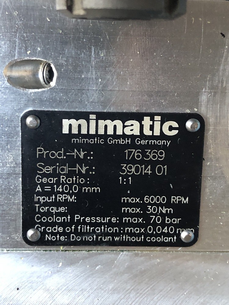 Mimatic CNC Two Spindle Head
