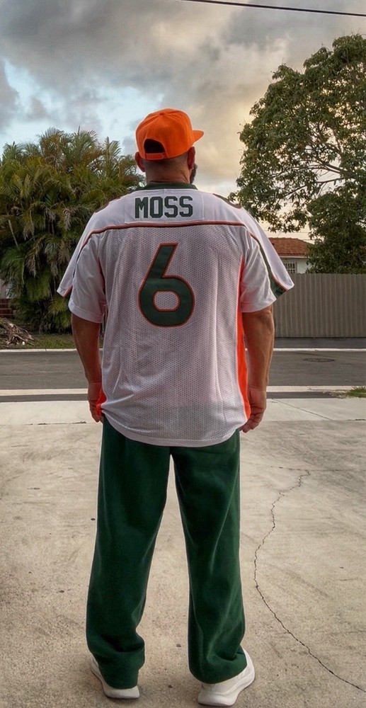Miami Hurricanes Santana Moss Jersey Large
