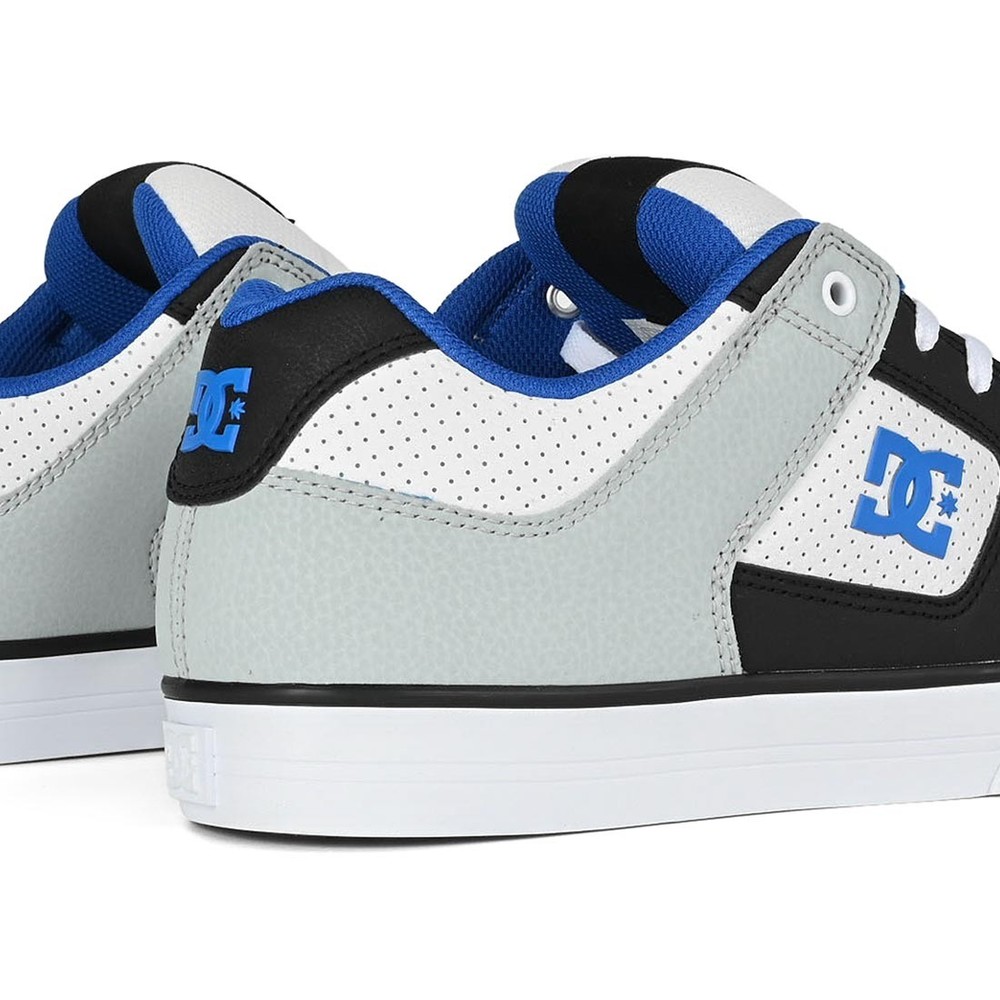 DC Pure Skate Shoes - Grey/Black/White