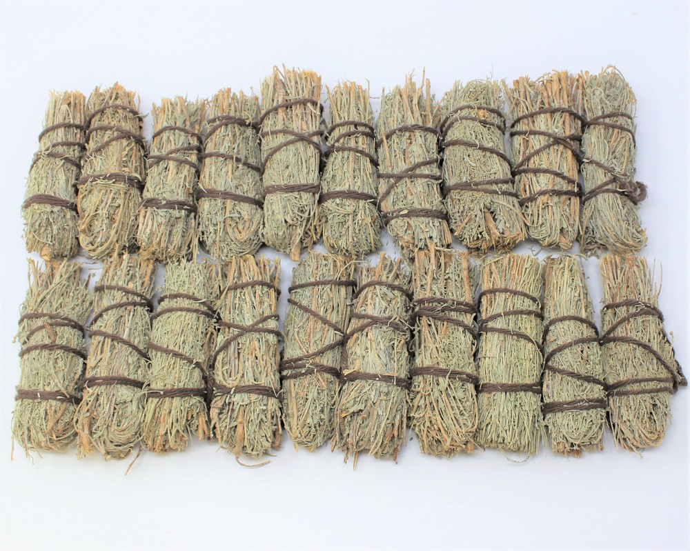 Desert Sage Smudge Stick 3" - 4" Bundle (Wand Incense Remove Negative Energy)