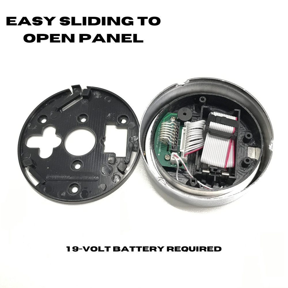 Gun Safe Lock Replacement with Solenoid Lock W/ Chrome Keypad Safe Electronic