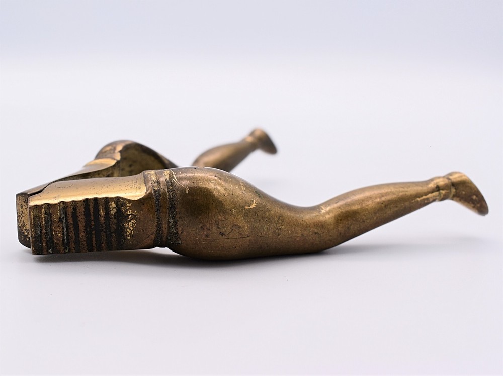 Solid Brass Nutcracker Lady Legs Risque