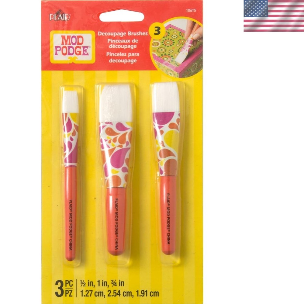 10615 3 Piece Short Handle Brush Set