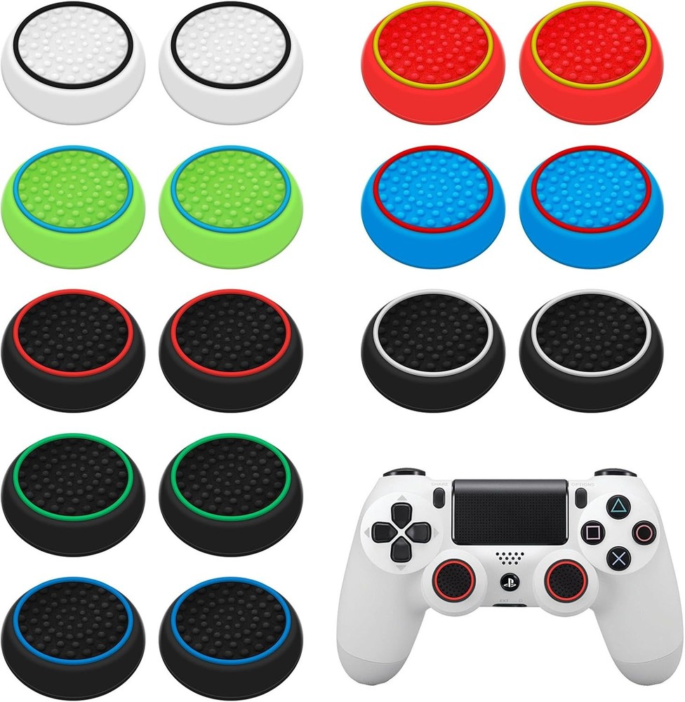 Thumb Grips for Game Controller Silicone Joystick Caps