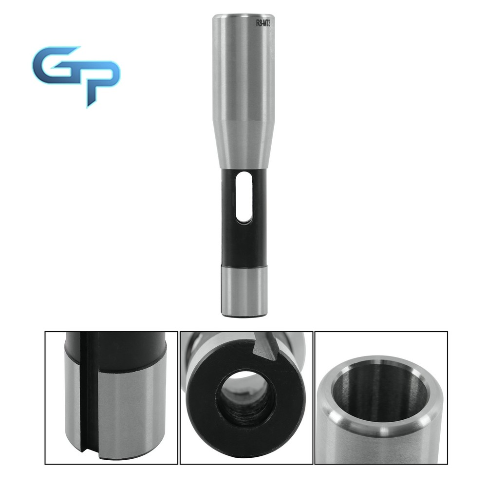 Universal R8-MT3 Adapter Sleeve for Lathe Tailstock and Milling Tools