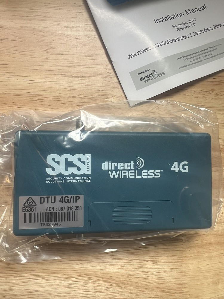 SCSI DTU 4G IP DirectWireless Security System Module Dual Sim DTU4G/IP LITE