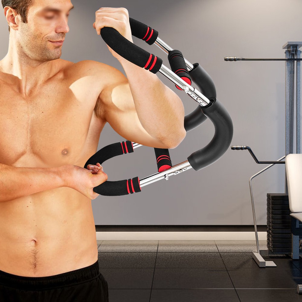 U-Shaped Upper Body Strength Builder Trainer Arm Exercise Equipment Adjustable