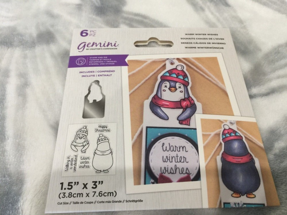 Gemini Character Front & Back Gift Tags Collection Bundle Crafters Companion