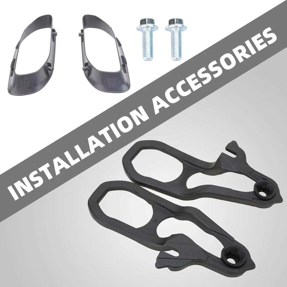 Front Tow Hooks Right & Left with Bushing with 2019-2024 RAM 1500