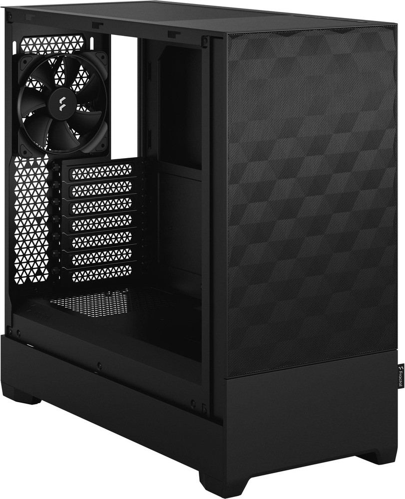 Fractal Design - Pop Air Black ATX High-Airflow Solid Panel Mid Tower Compute...