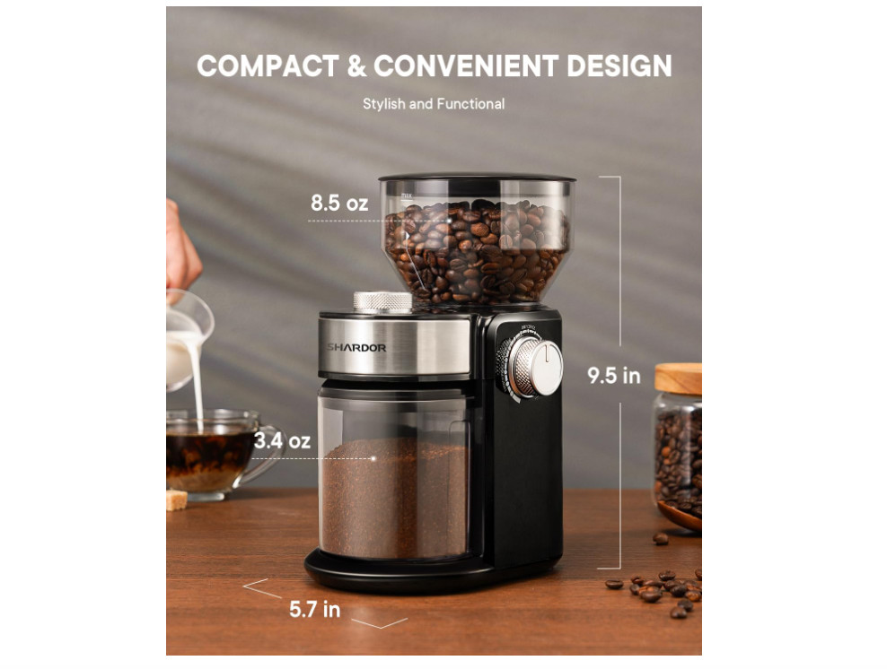 Molinillo Electrico Molino Automatico Para Cafe Espresso Moler Granos De Cafe