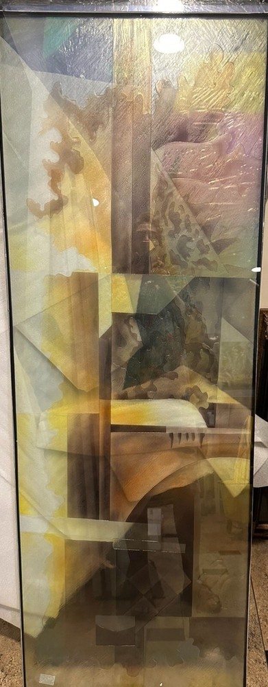 Stained Glass Panel. For Decoration Or Can Frame