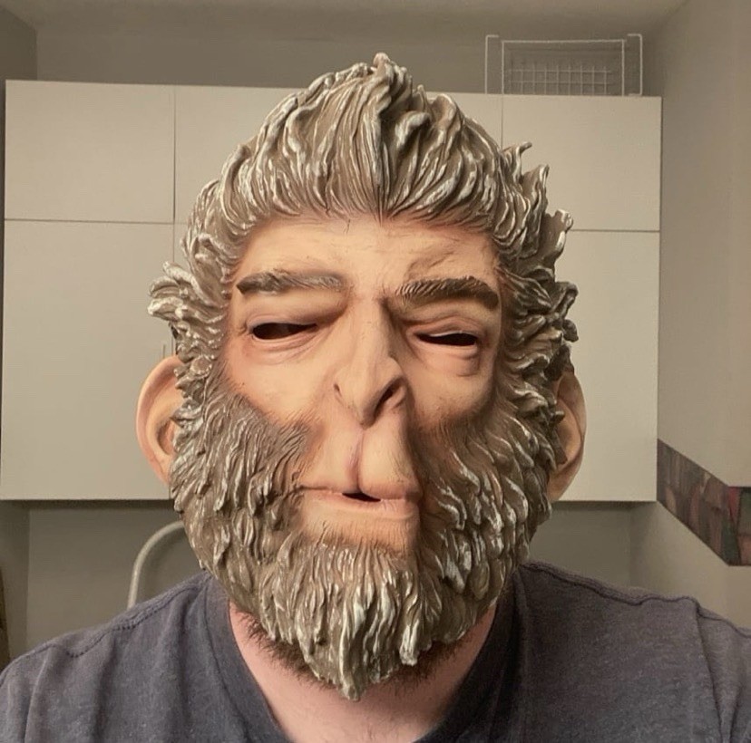 Rubber Monkey Mask - Brand New