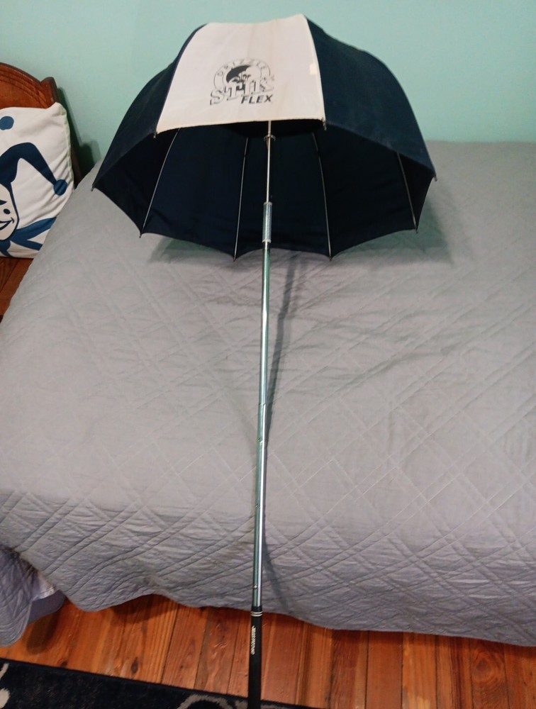 Drizzle Stick Golf Umbrella Navy Blue