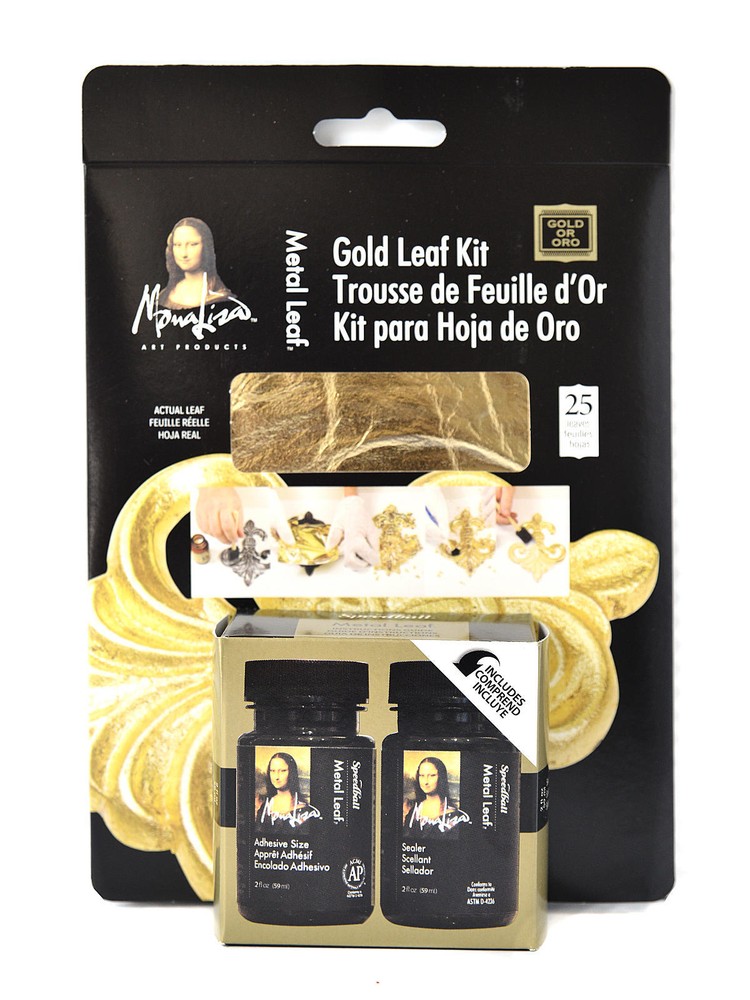 Mona Lisa Gold Leaf Kit - gold leaf kit