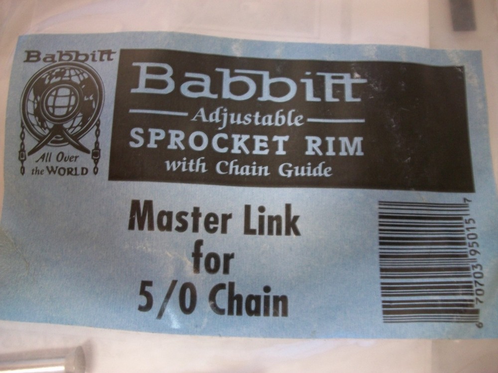 Babbitt Master Link For 5/0 Chain