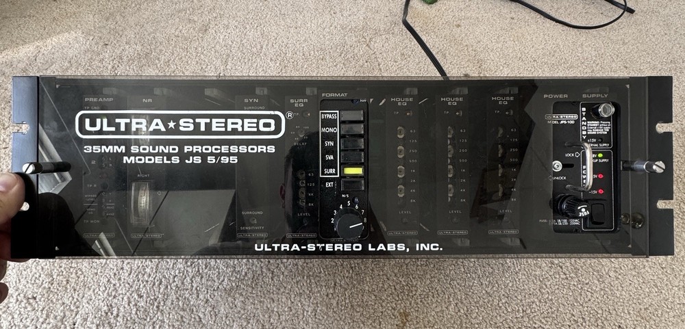 Vintage Ultra Stereo Labs 35mm Sound Processor Model JS 5/95 With Mult. Modules