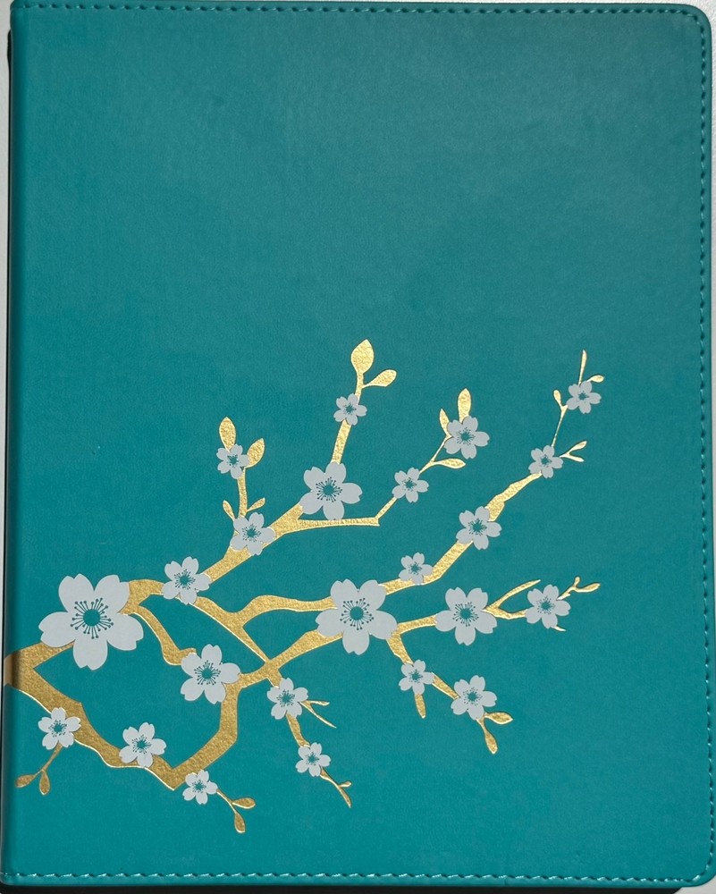 Eccolo Oversized Soft Leatherette Embossed Notebook Journal 10" x 8"