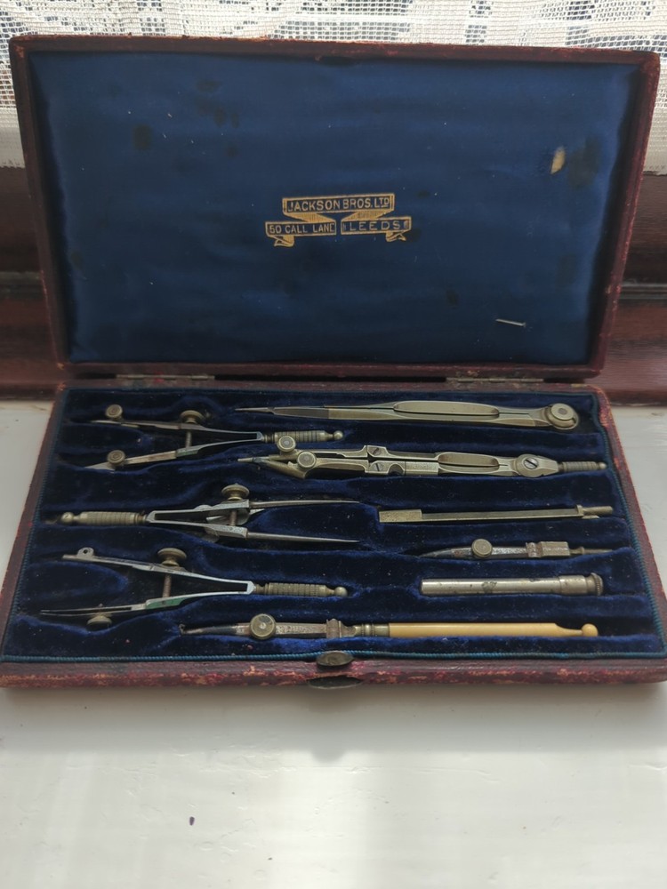 Victorian Draughtmans Set