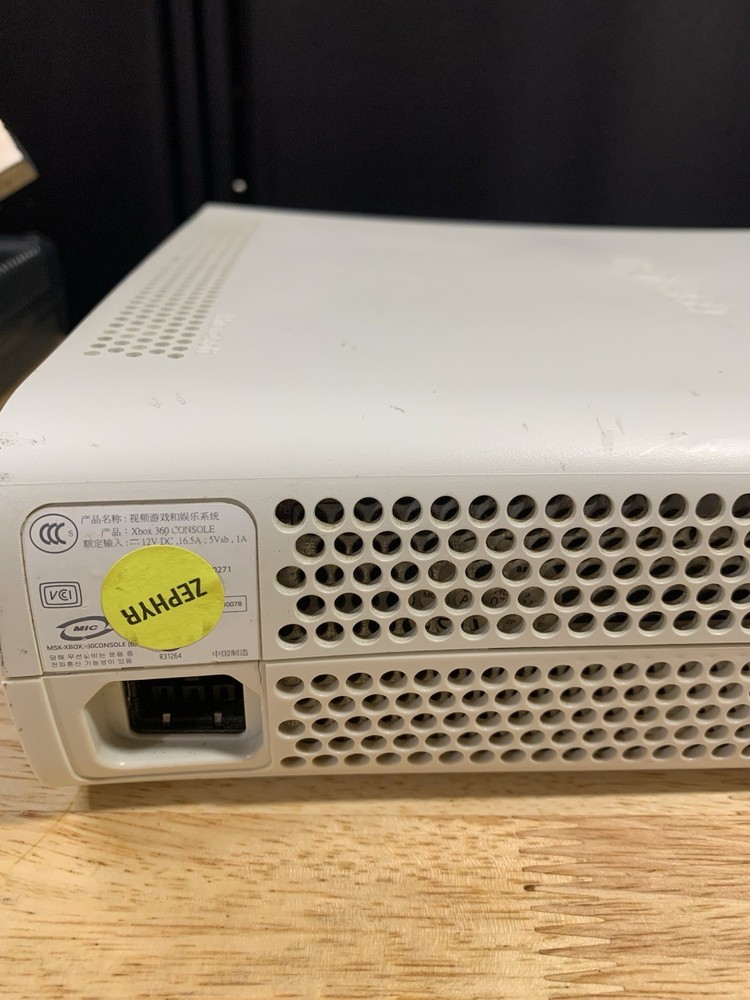 Microsoft Xbox 360 Console Bundle NewPowercord Ghost Controllers READdescription