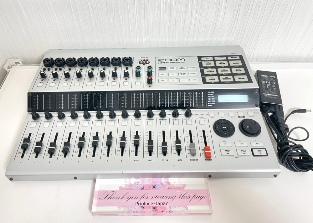 ZOOM HD16 16Track Digital Multitrack Recorder CD Burner Used Working