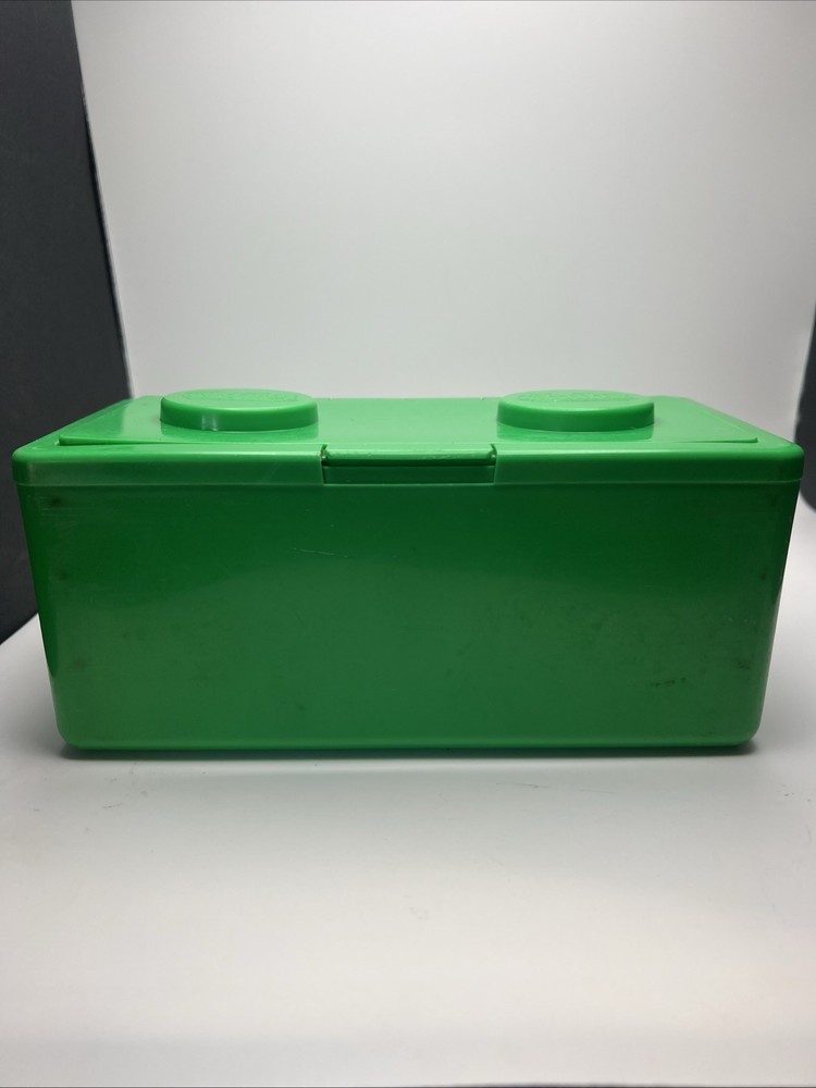 Vintage Chubs Baby Wipes Lego Stackable Storage Container Green