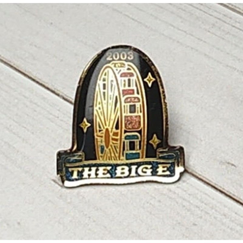 The Big E Fair Ferris Wheel 2003 Sparkly Pin for Hat, Lanyard, Jacket, Backpack