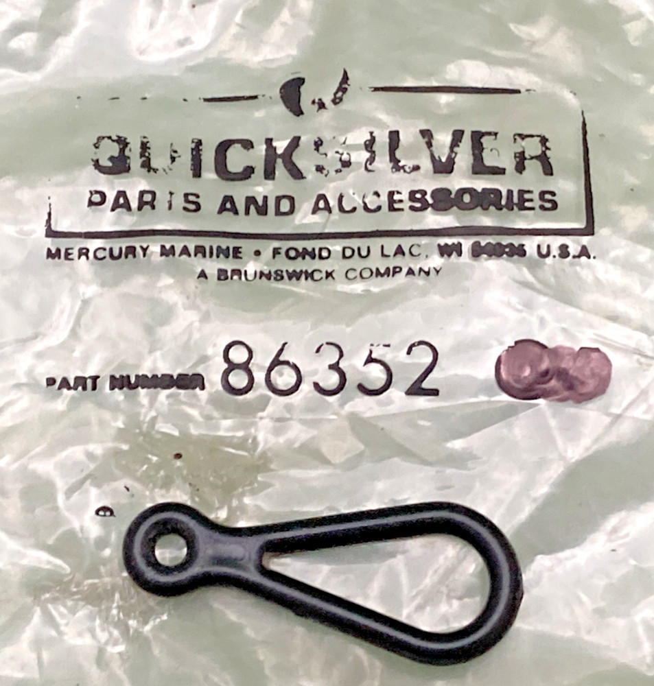 QTY 2 NEW GENUINE MERCURY 86352 CLIP