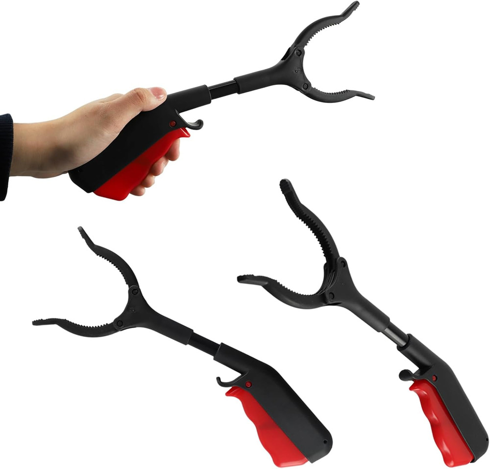 Short Grabber Reacher Tool 2 Pcs,Small Tools Non-Slip...