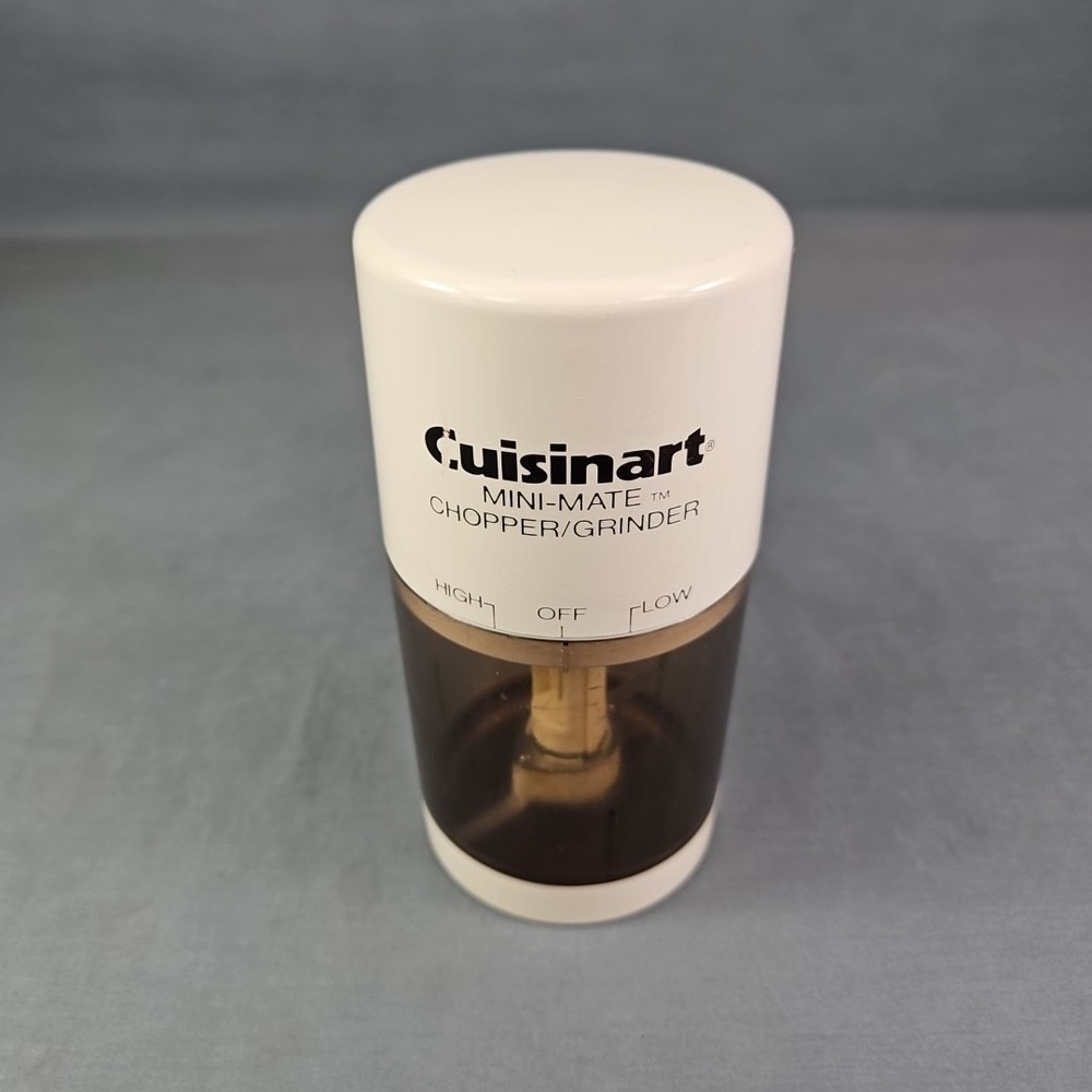 Cuisinart Mini-Mate Chopper Grinder Model MM-2 Tested & Working