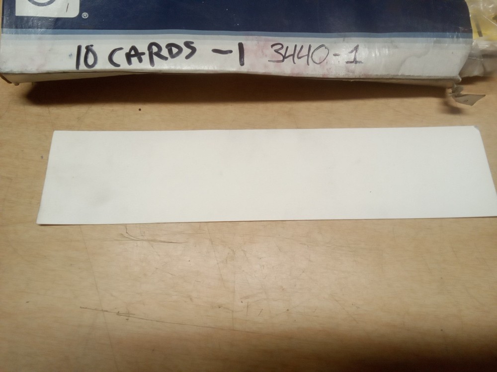 10 Sheets #1 Brady 3440-1 Number Lables