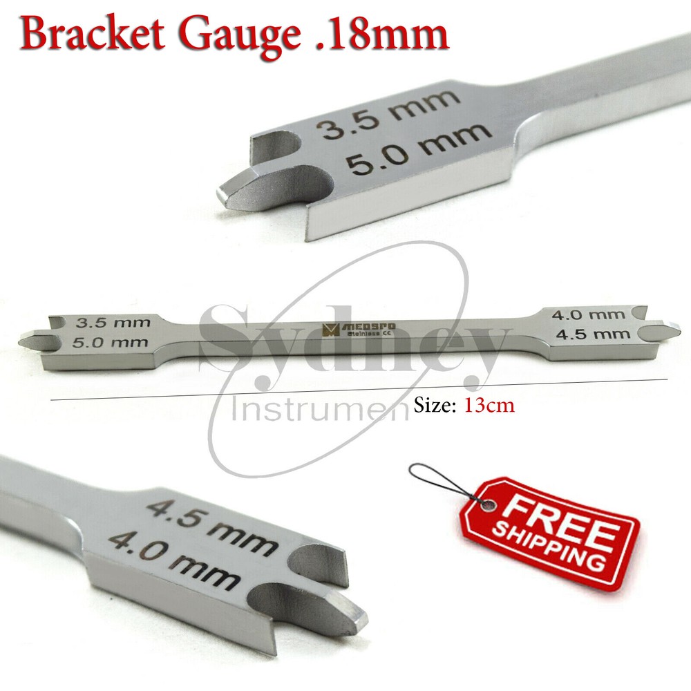 Orthodontic Bracket Height Gauge Positioning Measuring Wick Type