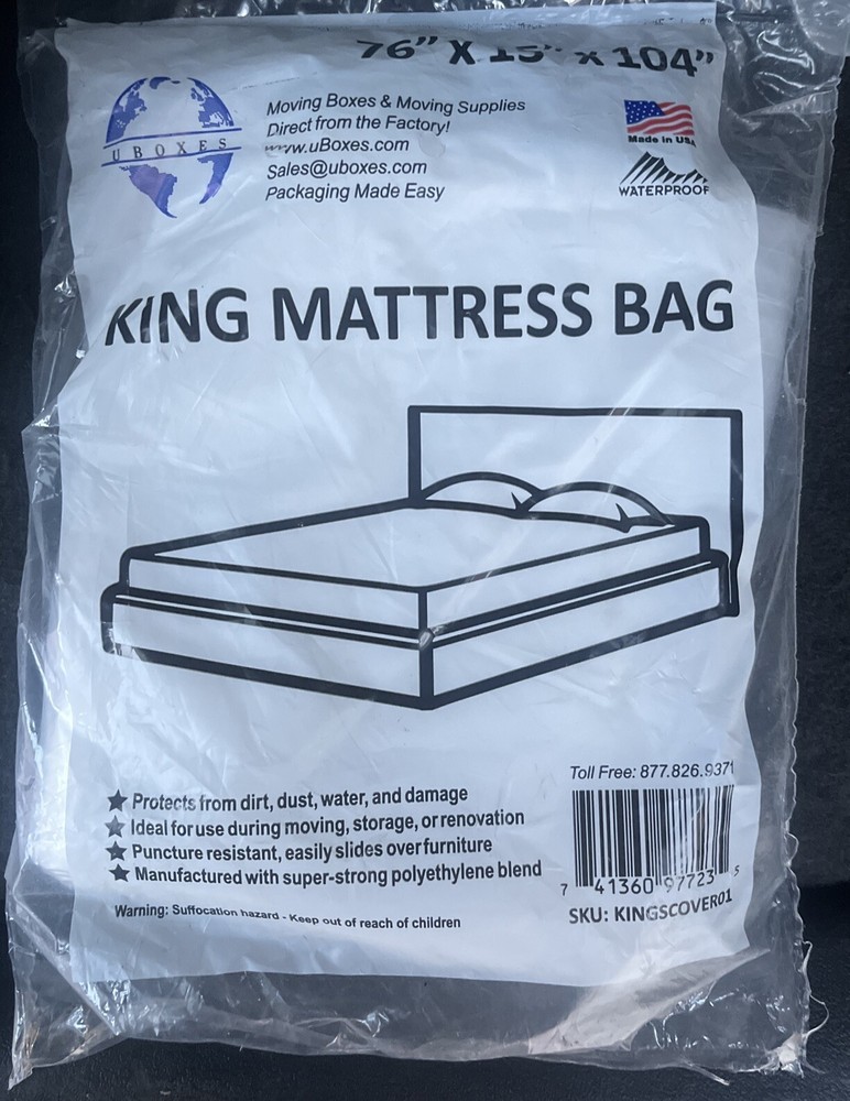 King Size Mattress bag 76"×15"×90"