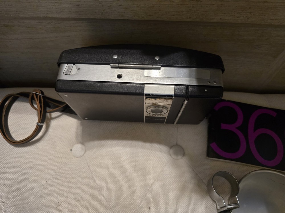 Polaroid 360 Land Camera Black with Electronic Flash, Accessories, and Case