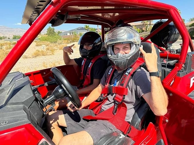 50 Caliber Racing 3" 4 Point Quick Release Harness Black