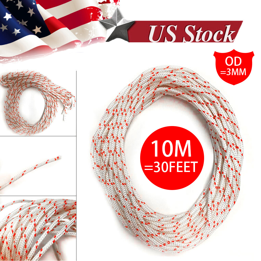 10M 30Feet Starter Pull Cord Rope For Stihl Chainsaw  MS210 MS230 MS250 New
