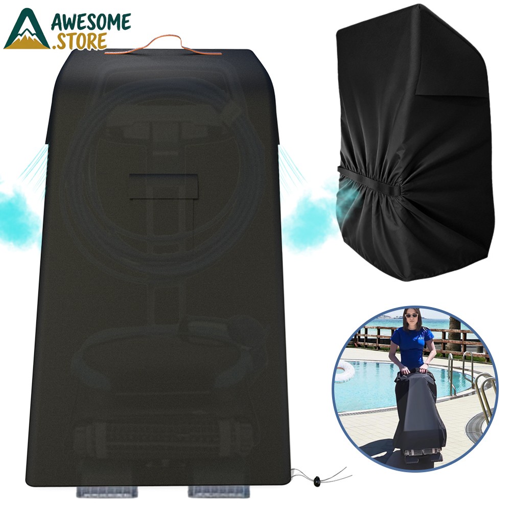 Swimming Pool Cleaner Caddy Cover Waterproof Windproof Vacuum Dust Protector